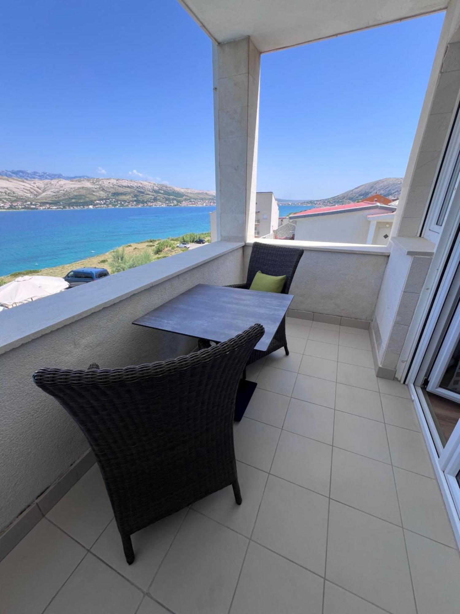Studio Apartma Pag Blue Ocean 1 With Sea View Паг Екстер'єр фото